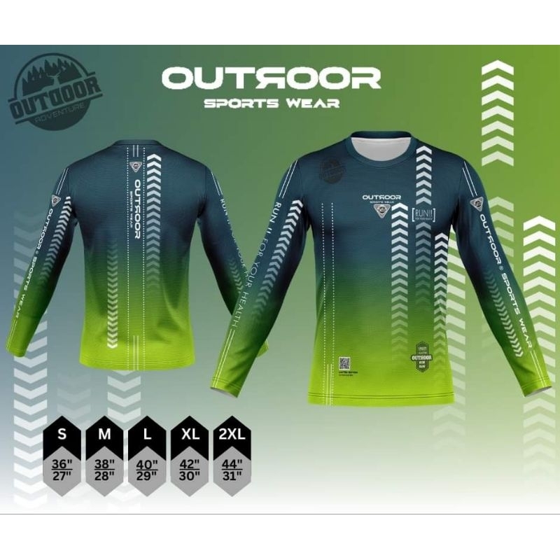 เสื้อกีฬาแขนยาว ลาย Outdoor เนื้อผ้าโพลีเอสเตอร์ หนานุ่ม ใส่สบาย ไม่ร้อน ใส่ออกกำลังใส่ไปเที่ยวได้สบาย มีหลายสี S-2XL