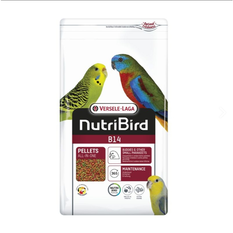 Nutribird B14 (800 g.) อาหารนกฟอพัส เลิฟเบิร์ด นกขนาดเล็ก
