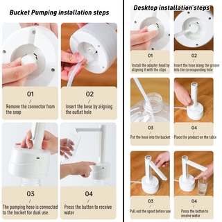 YOOGOO เครื่องกดน้ำอัตโนมัติ พับเก็บได้ Water Dispenser Pump ค่าใช้จ่ายUSB กดน้ำอัตโนมัต เครื่องกดน้ำถังอัตโนมัติ