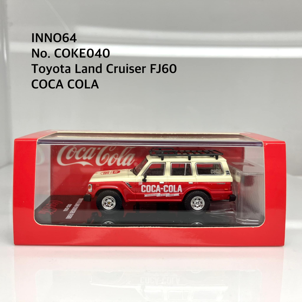 INNO64 No. COKE040 TOYOTA LAND CRUISER FJ60 – COCA COLA