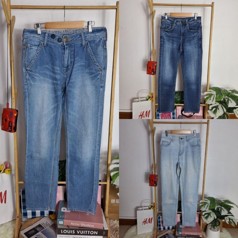 (รวมสินค้ามีตำหนิ) กางเกงยีนส์มือสอง งานญี่ปุ่น (Post JP)