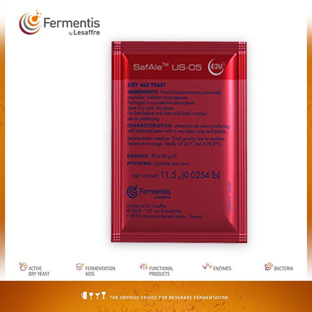 ยีสต์แห้ง Fermentis Safale US-05