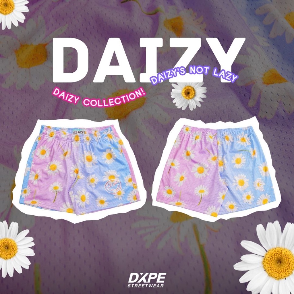 กางเกงขาสั้นสไตล์สตรีท DXPE Daizy Collection