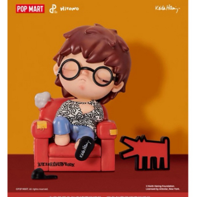 Pop MART HIRONO X KEITH HARING   HIRONO KEITH HARING   สินค้าแท้100%