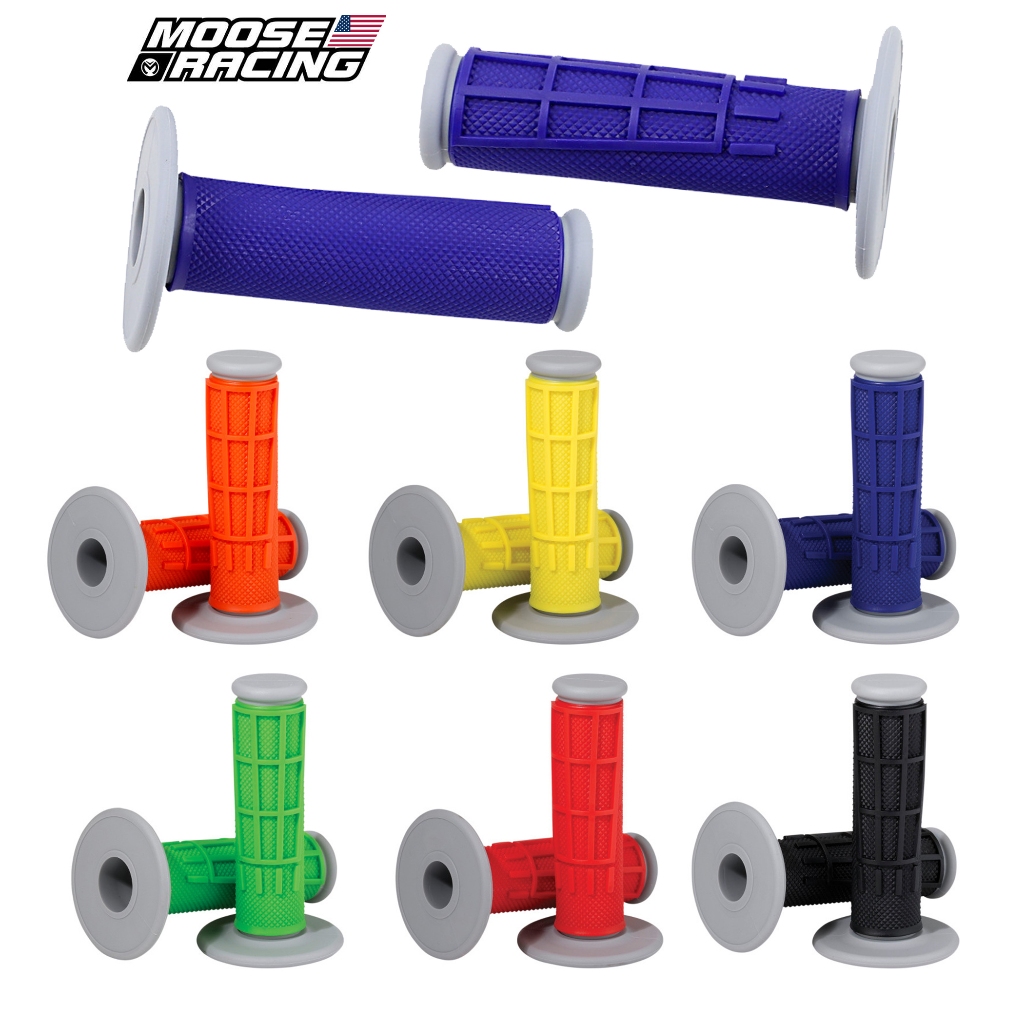 ปลอกแฮนด์ Moose Racing Comp Diamond Half-Waffle Grips (Made in USA)