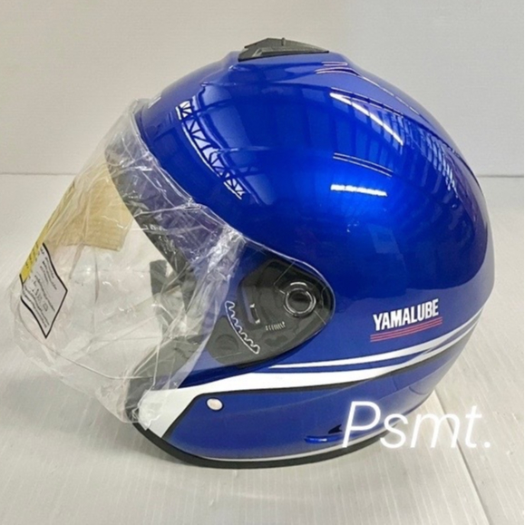 หมวกกันน็อคเต็มใบเปิดคางมีเลนส์สีน้ำเงิน(ตัวใหม่ล่าสุด)YAMAHA แท้เบิกศูนย์