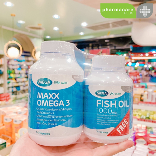 MEGA Maxx Omega 3  60 cap + Fish Oil 30 cap