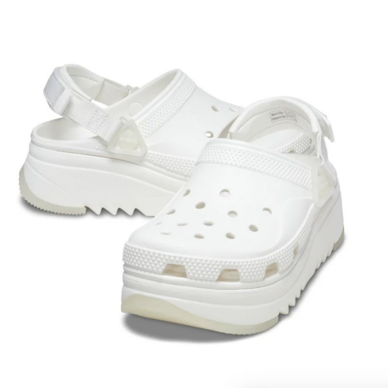 CROCS Hiker Xscape Clog สีขาว UK m7/w9 (EUR 39-40)