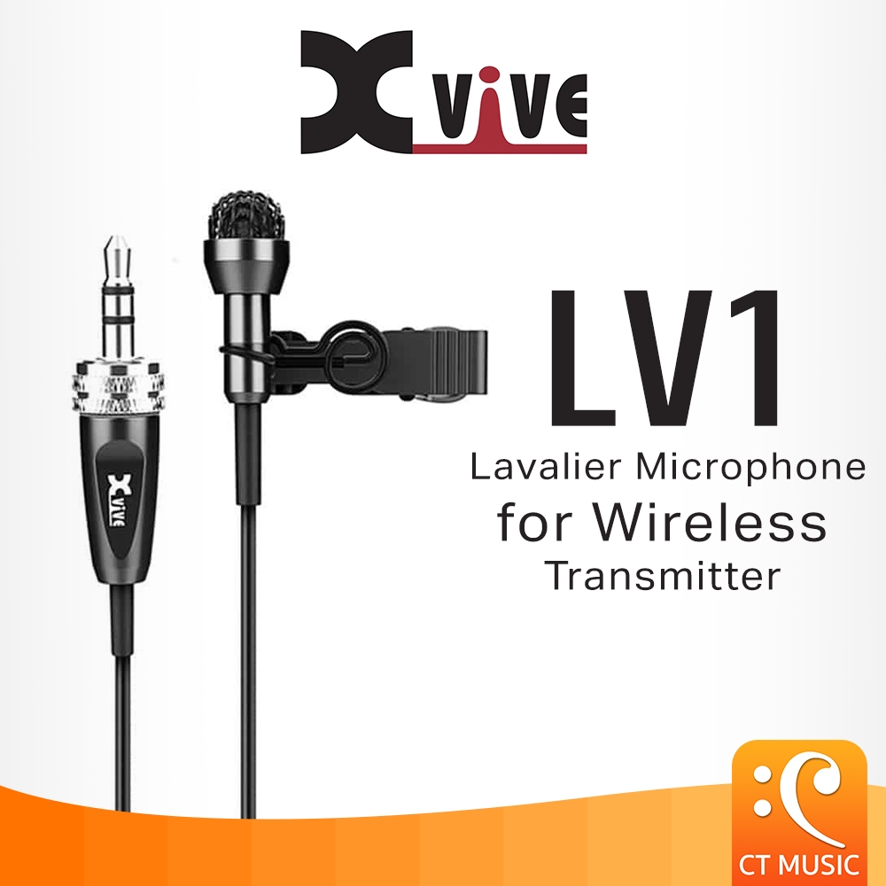 Xvive LV1 Omnidirectional Lavalier Microphone for Wireless Transmitter