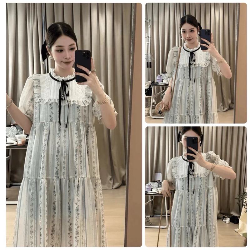 เดรสยาว ชีฟอง ypy