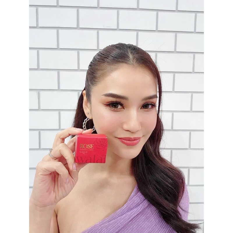 ครีมกุหลาบ ของแท้ส่งจากบริษัท ส่งฟรี ครีมกุหลาบWalai Rose Whitening Cream ครีมโรส กุหลาบ ชมพู่ก่อนบ่าย