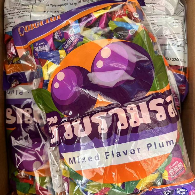 （ส่งจากไทย)ขนาด 1kg ของขวัญปีใหม่ ผลไม้อบแห้ง ผลไม้รวมอบแห้ง อาหารขนมทานเล่น บ๊วยรสรวม