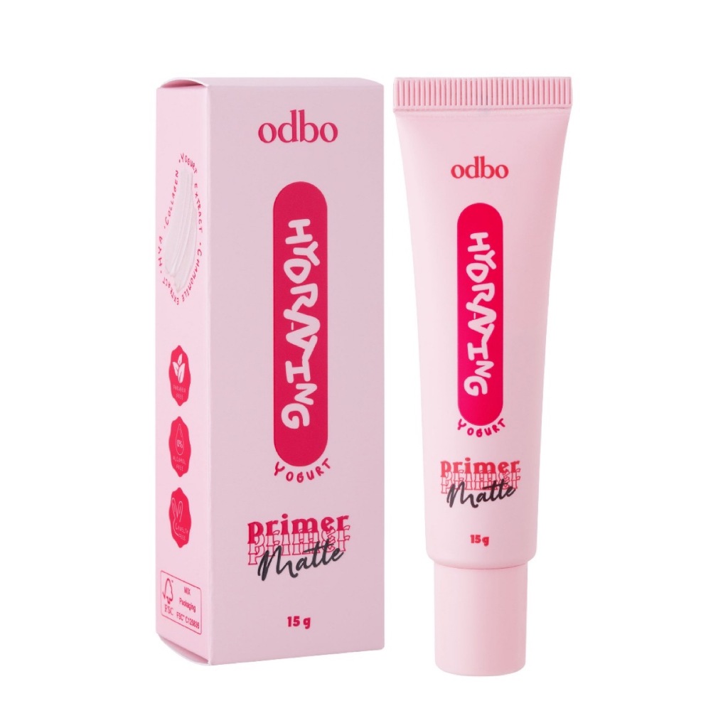 ไพรเมอร์ไฮยา เนื้อโยเกิร์ต ODBO HYDRATING MATTE PRIMER (ปริมาณ 15 กรัม) #OD4010