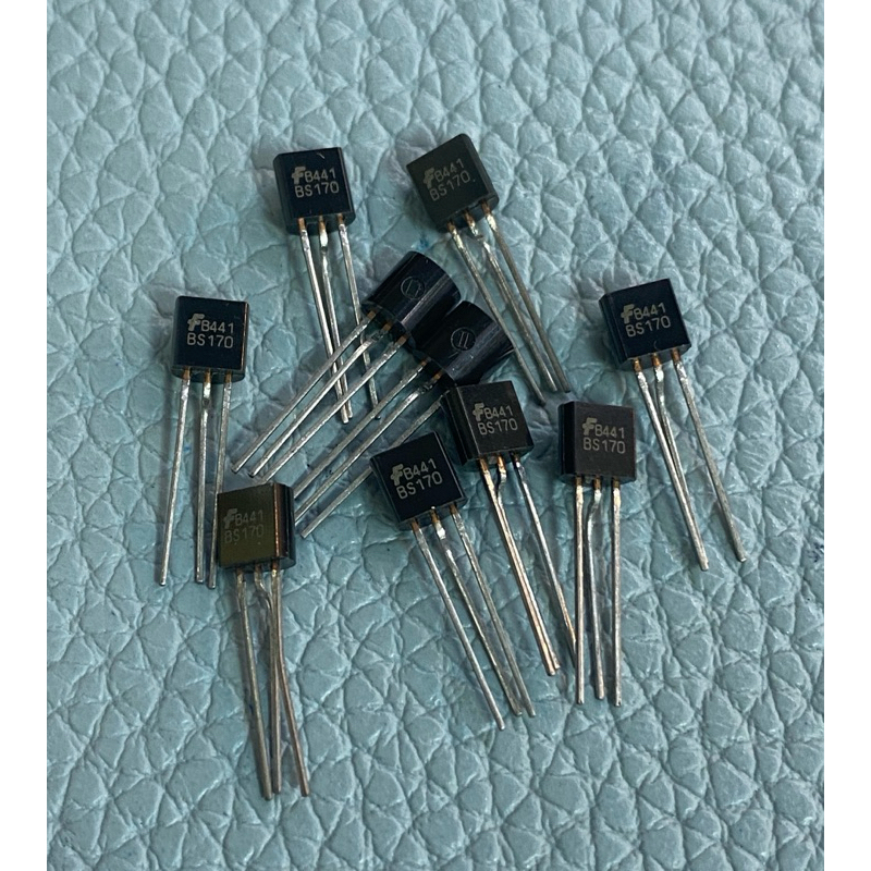 BS170 แท้ MOSFET -N-CH-TO92(ราคาต่อชิ้น)มีพร้อมส่งในไทย