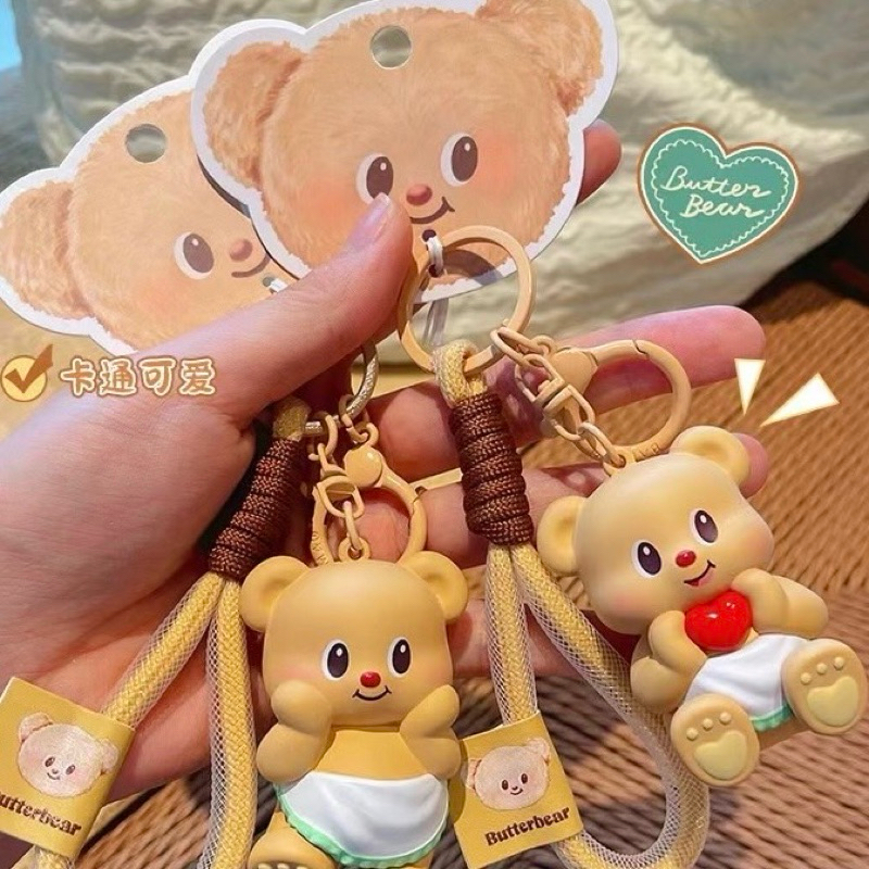 sale!!!! พร้อมส่ง  Butter bear  พวงกุญแจน้องหมีเนย  ✅✅
