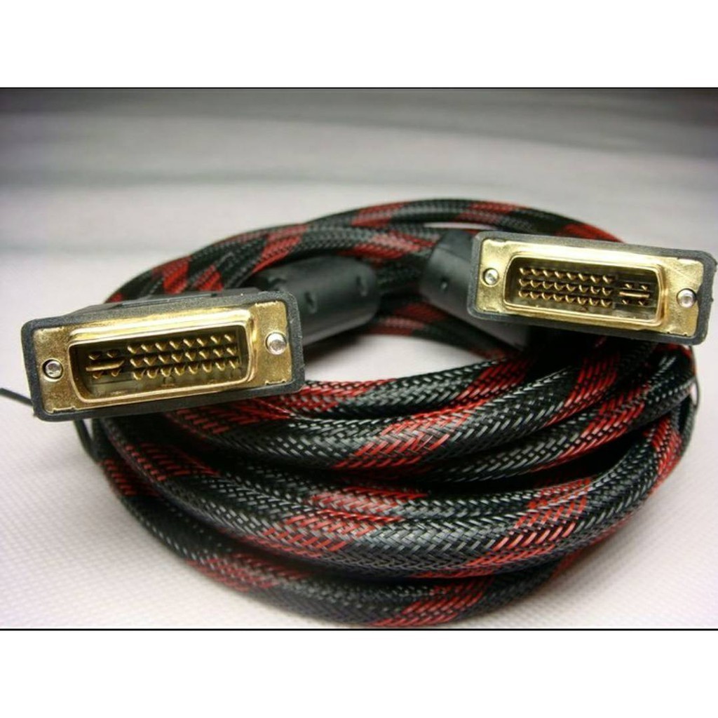 สายจอ DVI to DVI 24+5 ยาว 1.5m สายถัก (SALE)