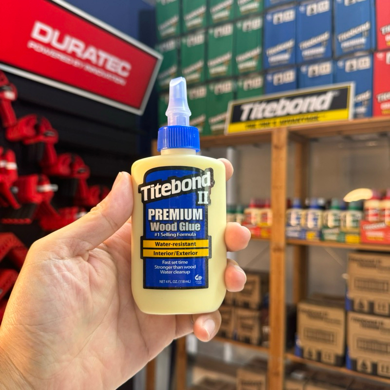 กาว Titebond 4 oz PREMIUM Il Wood Glue (สีน้ำเงิน) กาวไม้ เกรดพรีเมี่ยมจาก USA