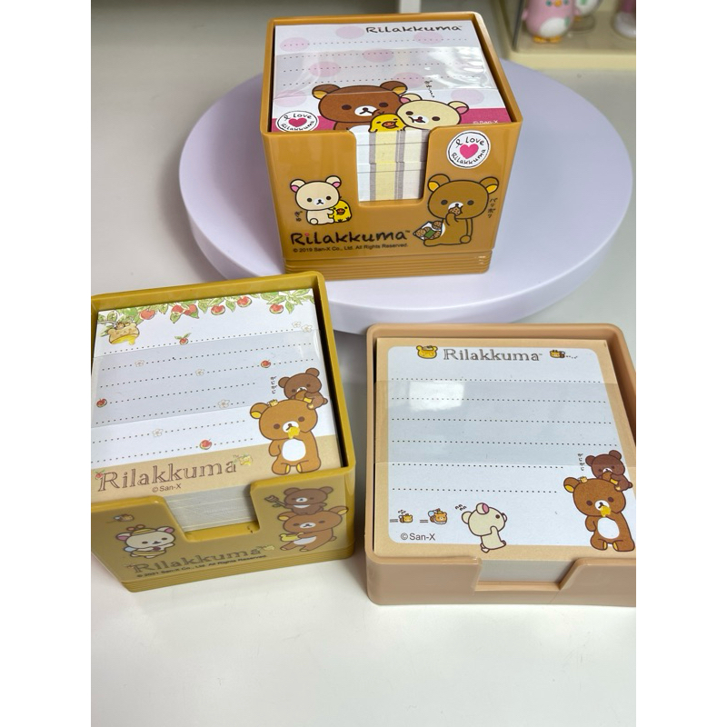 Rilakkuma กระดาษโน้ตพร้อมกล่อง พร้อมส่ง