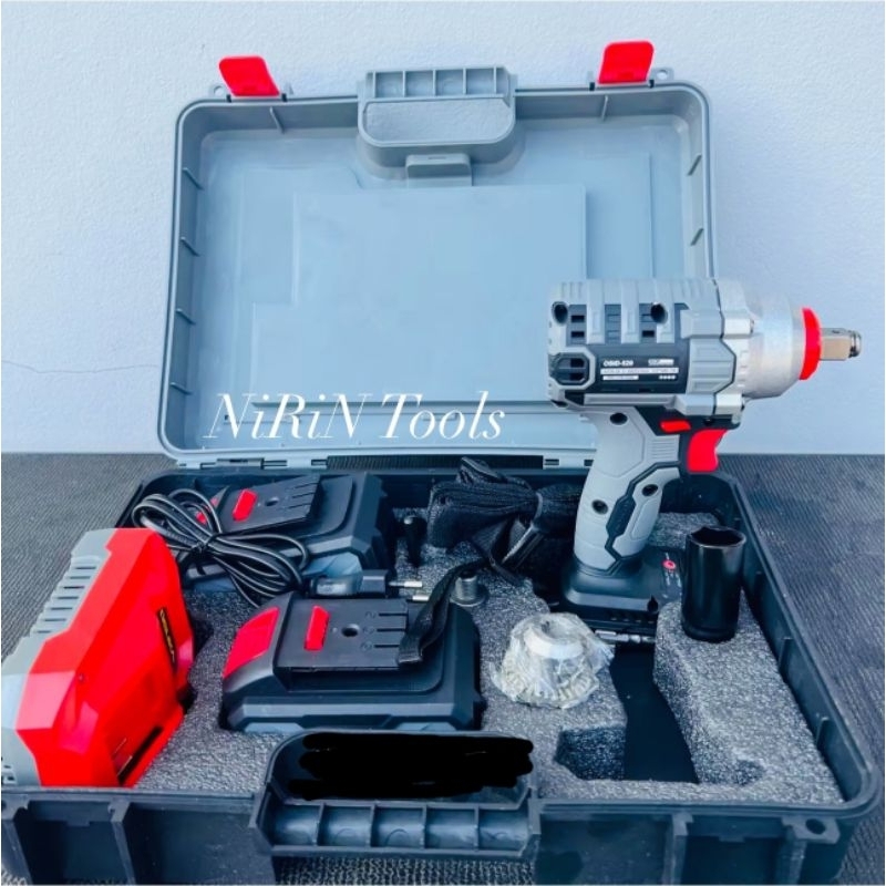 OSUKA บล็อกแบตไร้สาย มอเตอร์ไร้แปรงถ่าน 128V สีเทา รุ่นโฉมใหม่ รุ่น-OSID-520 โฉมใหม่ ดีกว่าเดิม แบต 