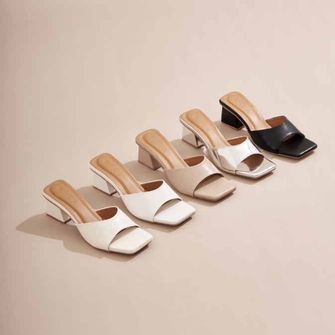 ลด 100.- ซื้อผ่านวิดีโอ Kalla lily รุ่น JP รองเท้าส้นสูงใส่ทำงาน ใส่ได้ทุกโอกาส สูง2นิ้ว (โรงงาน wila shoes)