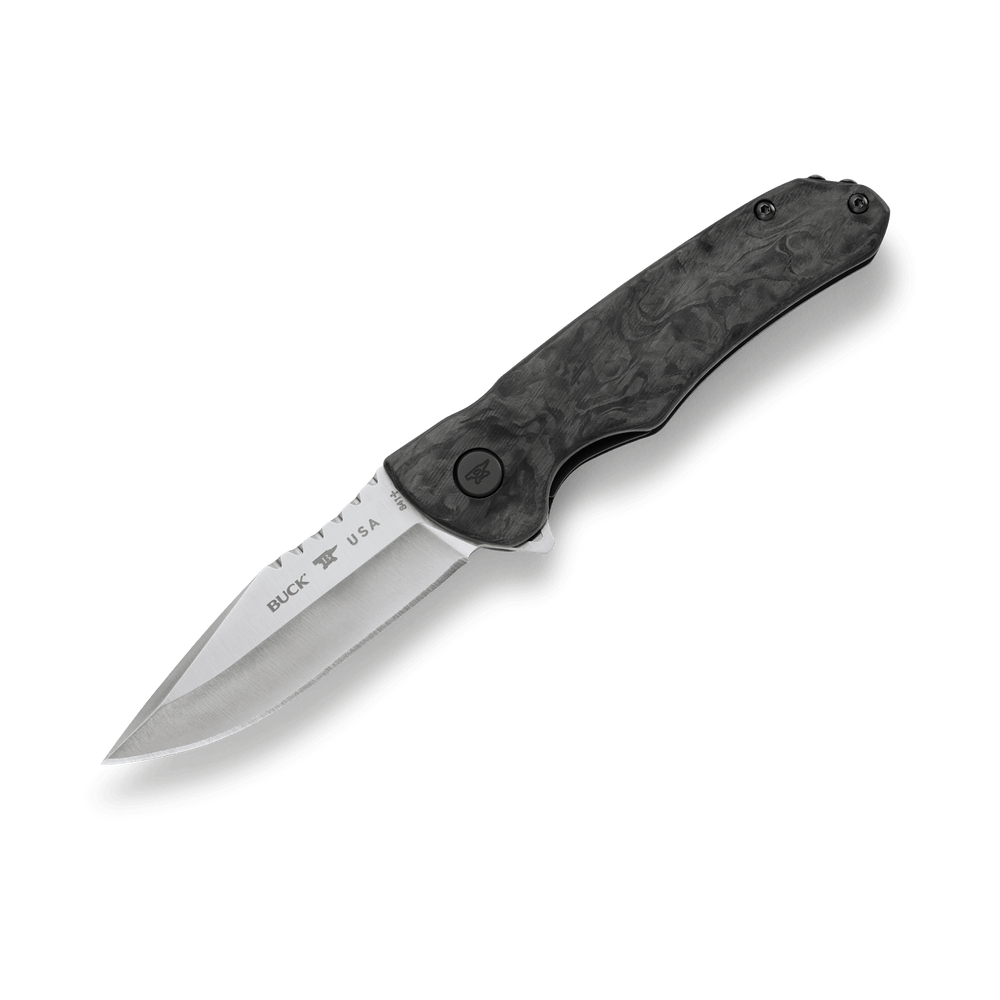 BUCK Knift 841 Sprint Pro Knife สี Marbled Carbon Fiber ของแท้ made in the USA