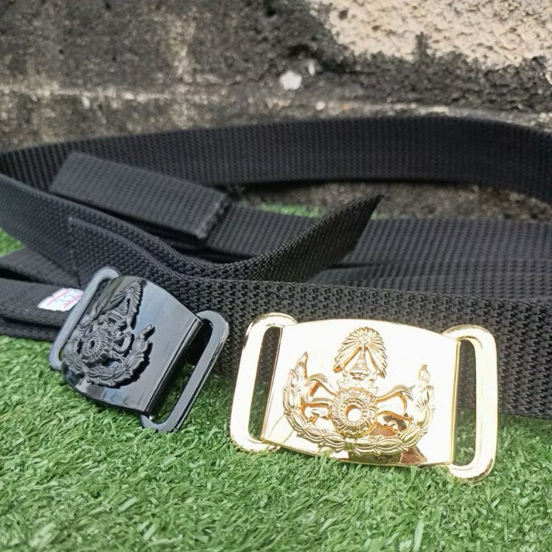 เข็มขัด ทหาร ทบ. พร้อมสาย หัวรมดำ หัวชุป