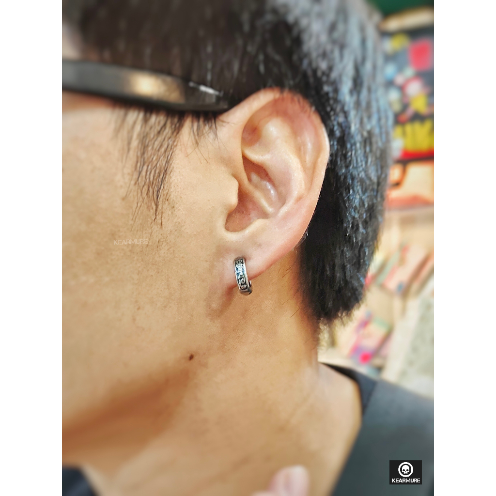 ต่างหูคลิบหนีบแบบห่วง ไม่ต้องเจาะหู - รูปที่ 5