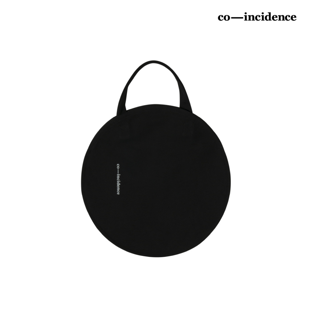 EVERYDAY & FRIENDS | co Circle Tote Small (co-incidence) | กระเป๋าผ้าแคนวาสทรงกลม แฟชั่น ใส่สื่งของ แต่งตัว ของขวัญ