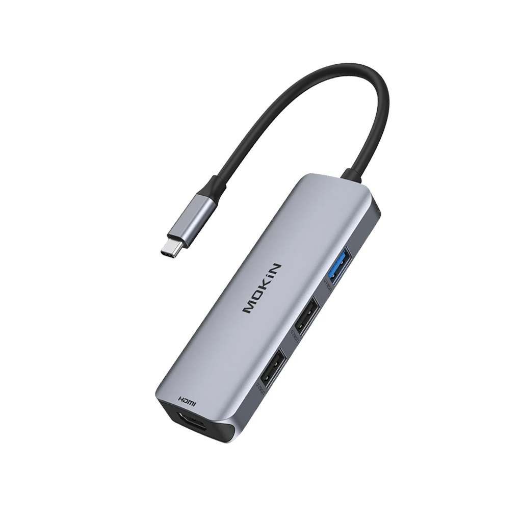 MOKiN MOUC0412 อะแดปเตอร์ฮับ USB C HUB 6 IN 1 Docking Station