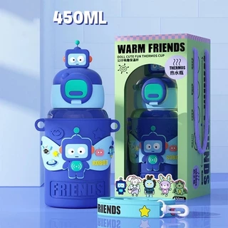 กระติกน้ำ สแตนเลส 316 กระบอกน้ำเก็บอุณหภูมิสำหรับเด็ก ขนาด 450 ml