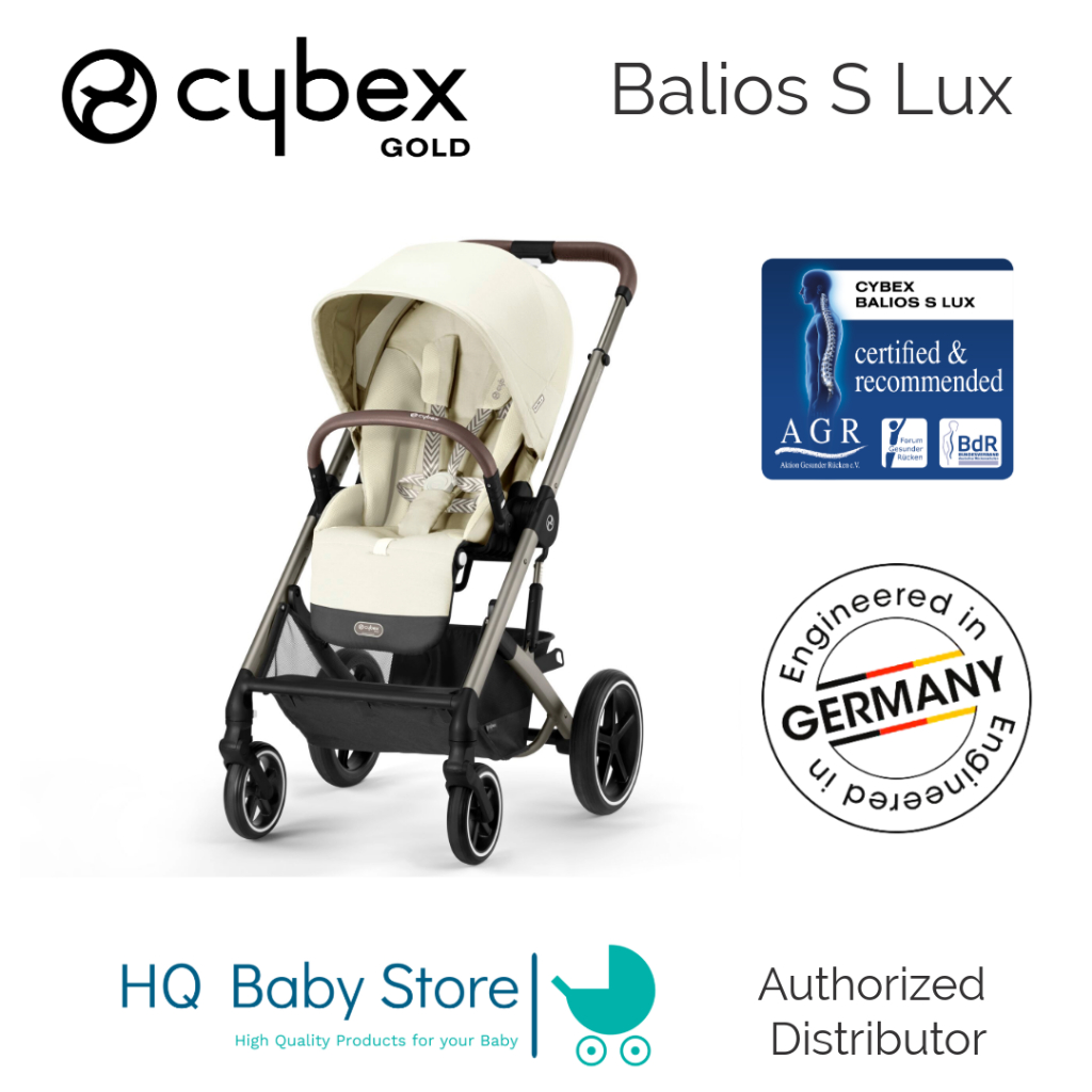 สินค้าพร้อมส่ง Cybex Balios S Lux 2024-2025 รถเข็นรุ่นใหม่ล่าสุด สำหรับเด็กแรกเกิดถึง 5 ปี จากประเทศเยอรมันนี