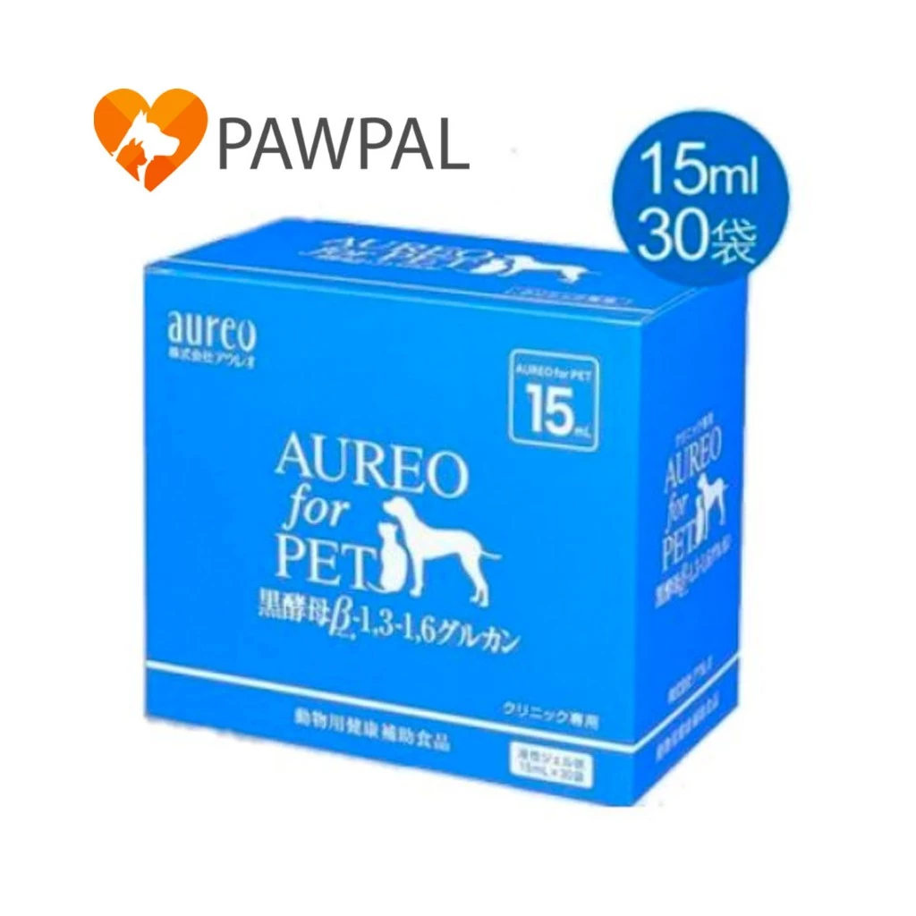 Aureo for Pet 15 ml 🔥 เบต้ากลูแคน Beta glucan กระตุ้นภูมิ เสริมภูมิคุ้มกัน สุนัข แมว