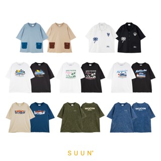 SUUN - เสื้อเชิ้ต เสื้อยืด Oversize
