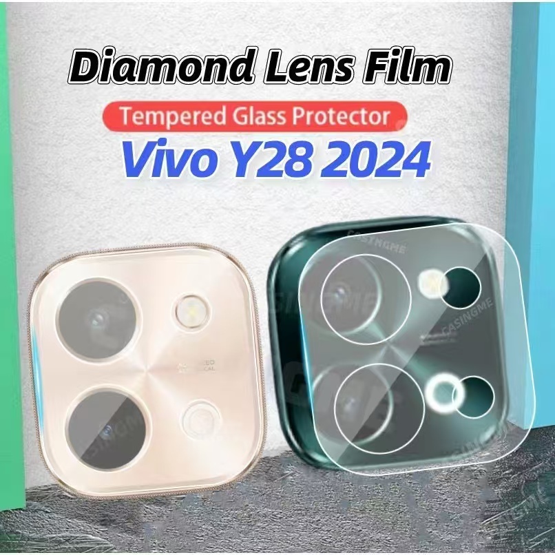 ฟิล์มกระจก เลนส์กล้อง สำหรับ Vivo Y28 / Y28 4G ต็มเลนส์