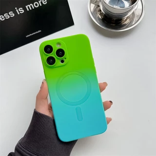 Silicone Magnetic Case For iPhone 17 16 15 14 13 12 11 Promax Pro Plus เคสไอโฟน เคสกันกระแทก