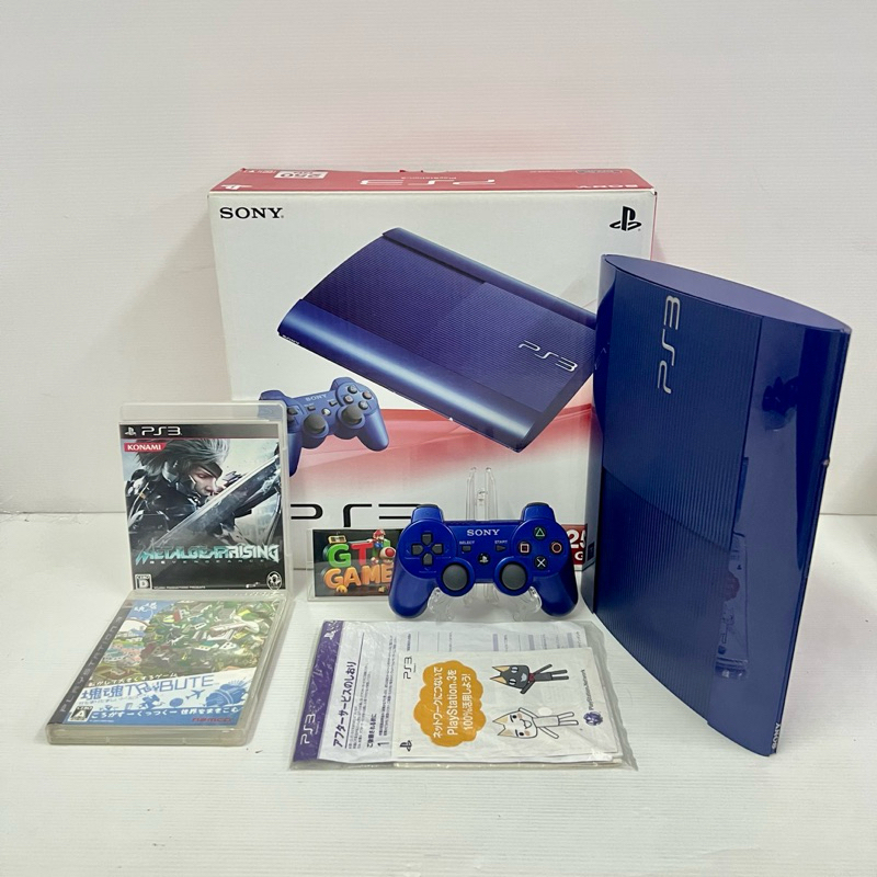 Ps3 Super Slim Limited Azurite Blue 250GB. CECH-4000B AZ