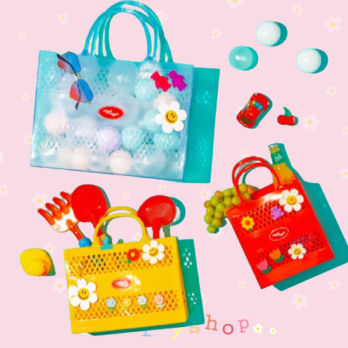 ( พร้อมส่ง ) Wiggle Wiggle Jelly Bag กระเป๋าถือ PVC มี 3 ขนาด