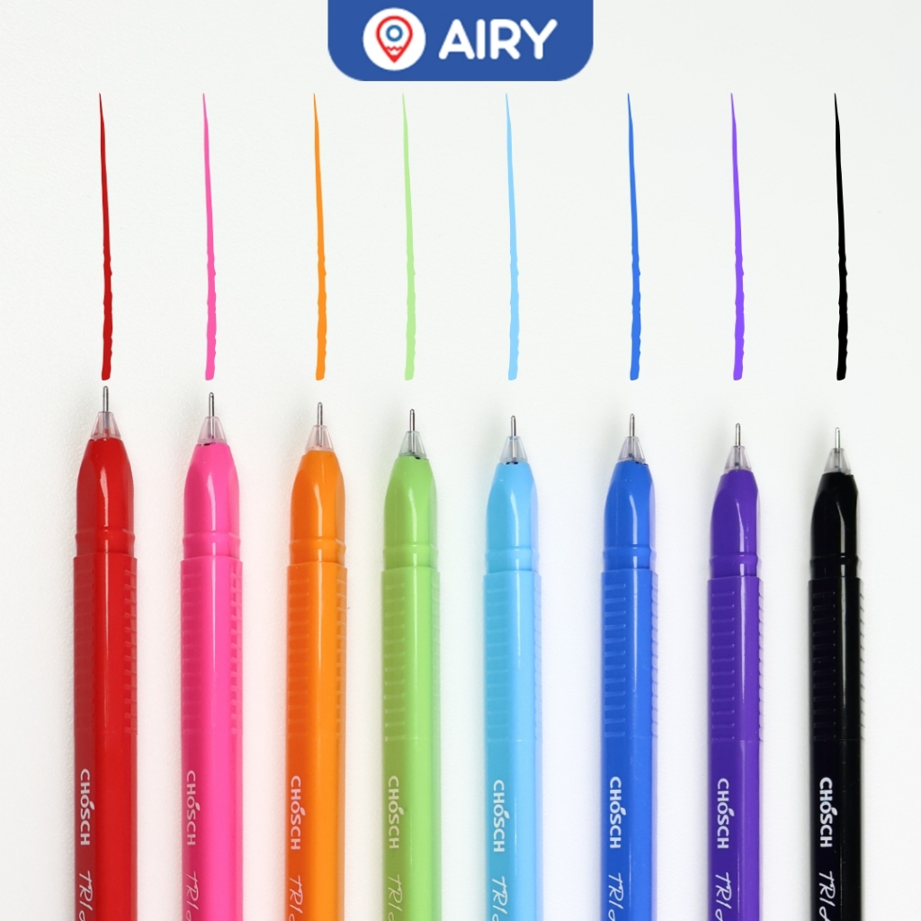 ปากกาเจล chosch G237-8 หมึกเจล สีเจลตามด้าม เขียนลื่น เส้นคม สีสันสดใส ปากกา0.5 มี 8 สี(1 แพ็ค) - รูปที่ 4