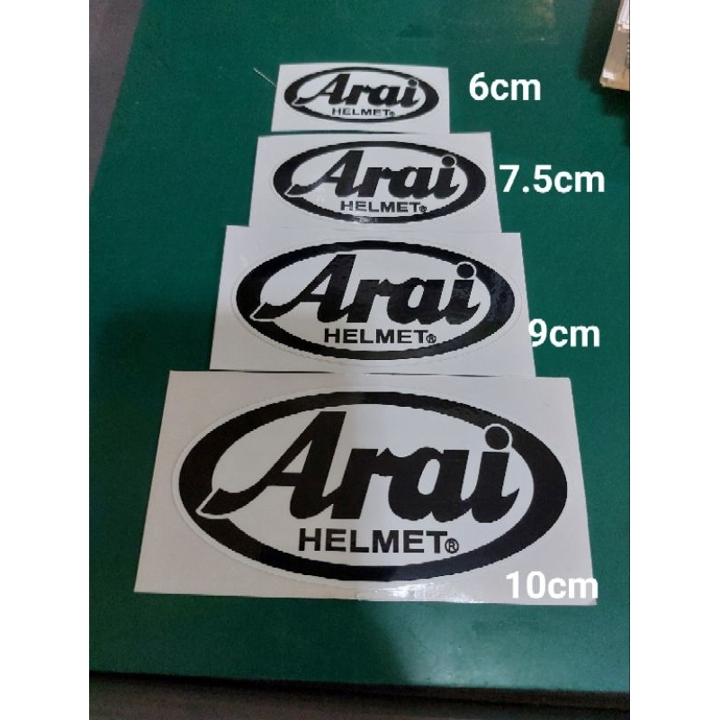 sticker Arai ธรรมดา  4 ชิ้น
