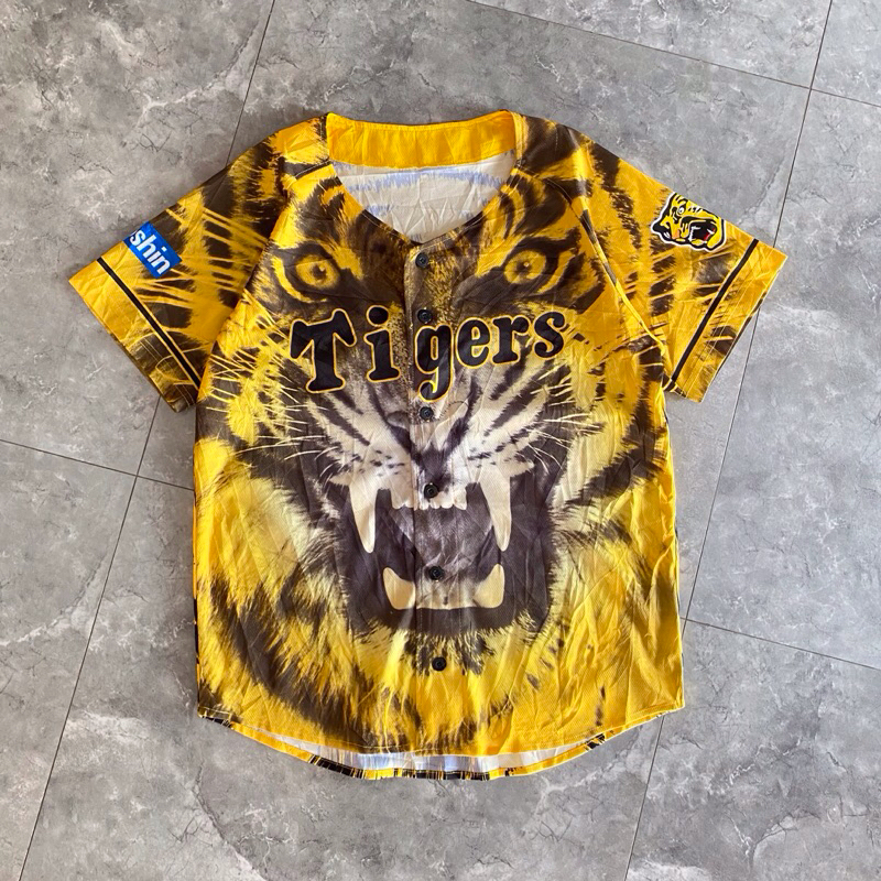 เสื้อเบสบอล HANSHIN TIGERS Japanese Baseball Jersey