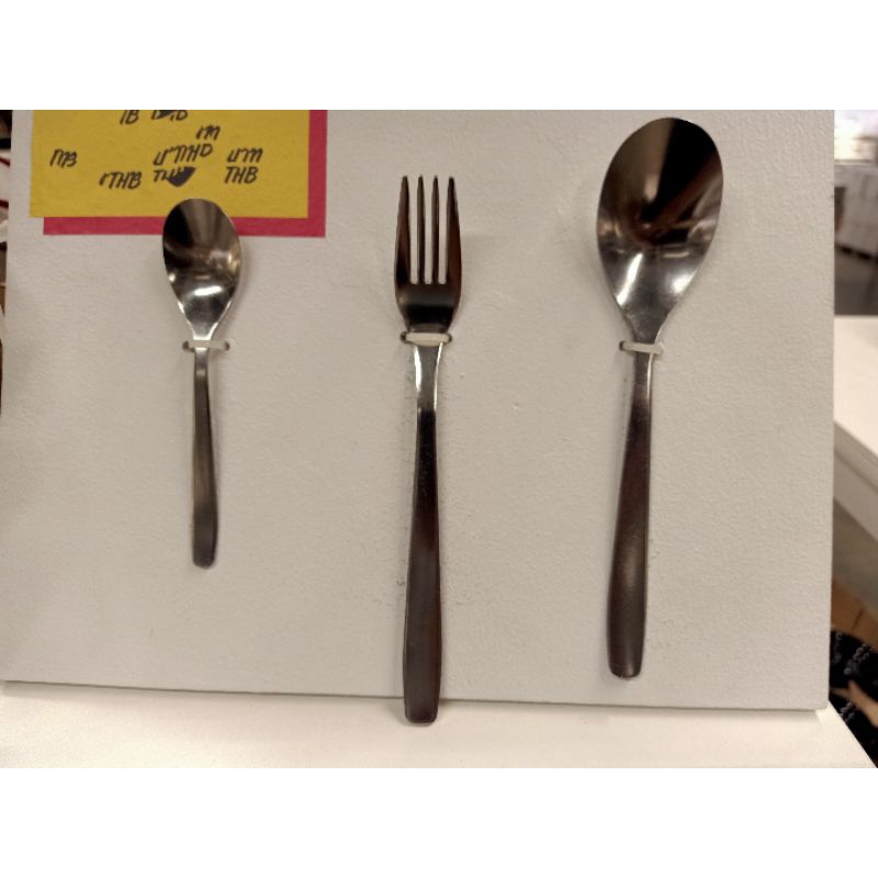 IKEAshopping IKEA MOPSIG ม็อปซิก ช้อน,ส้อม,ช้อนชา 1ชิัน