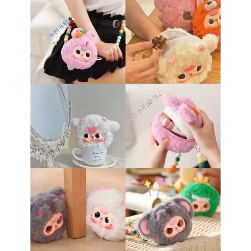 ขายเท กล่องจุ่มตุ๊กตาพวงกุญแจ Baby three v.3 รุ่น zipper มีซิป ลุ้นตากลิ้ง