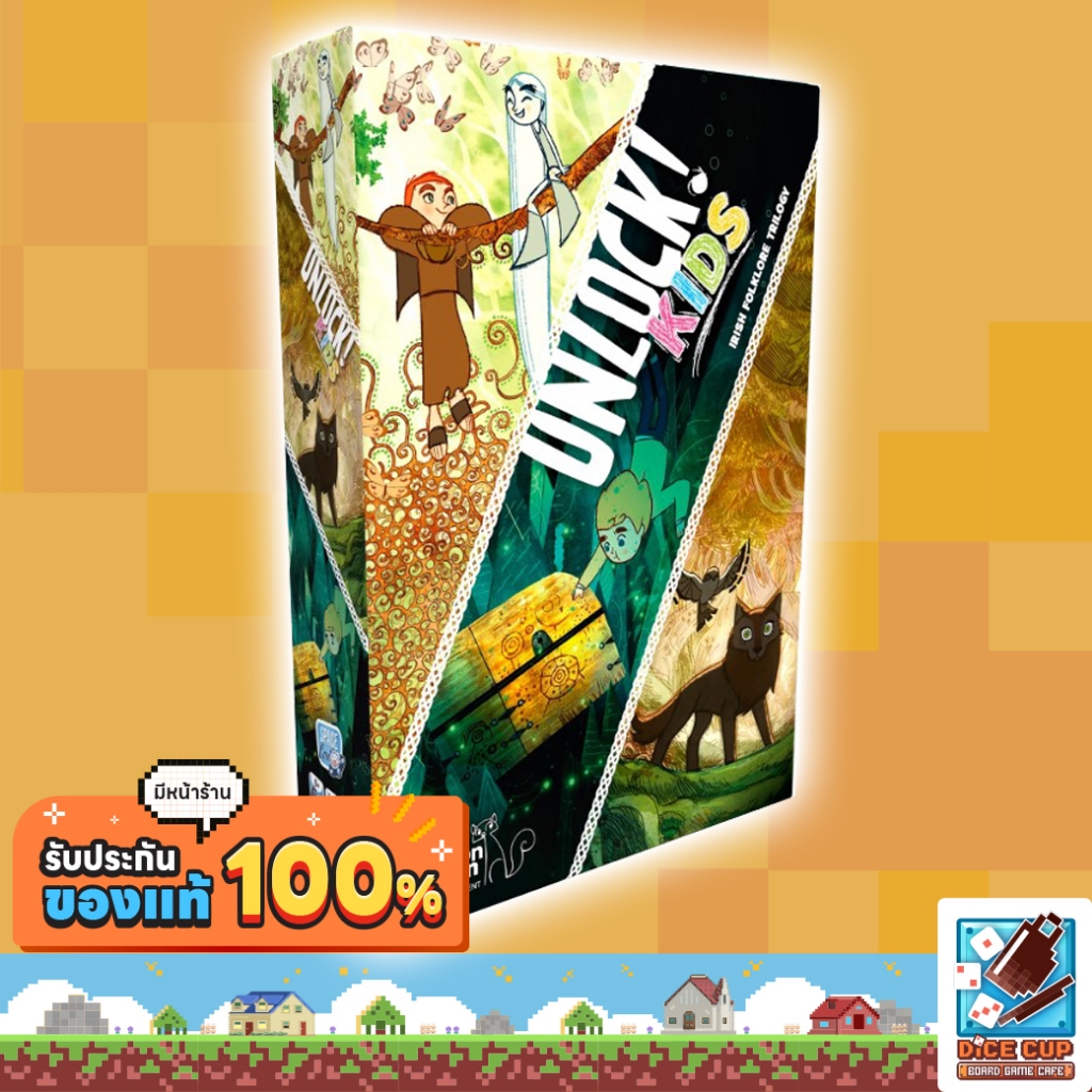 [ของแท้] UNLOCK KIDS #4 Irish Folklore Board Game
