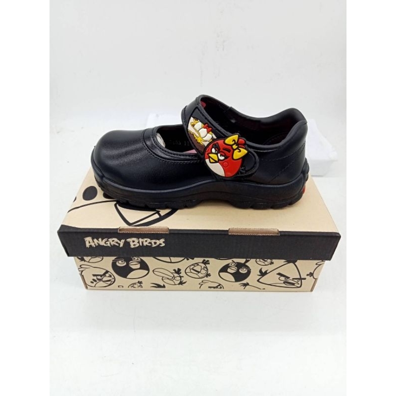 sale!!! รองเท้านักเรียนหนังดำ Bata(บาจา) แองกี้เบิร์ด สินค้าแท้ราคาโรงงาน