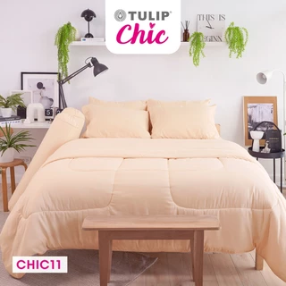 TULIP CHIC สีพื้น CHIC11 ชุดผ้าปู ผ้าห่มนวม ให้ความมินิมอล สัมผัสนุ่มไม่ระคายผิว
