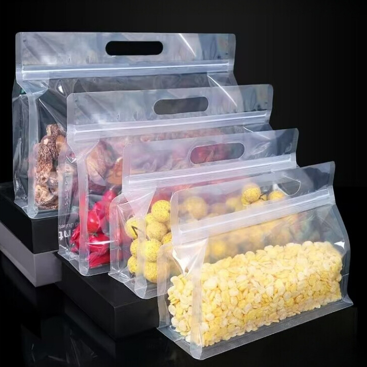 ชุดตัวอย่าง ถุงซิบล็อคพลาสติกขุ่น ทรงกว้าง PS41A-E แบบละ 1 ใบ