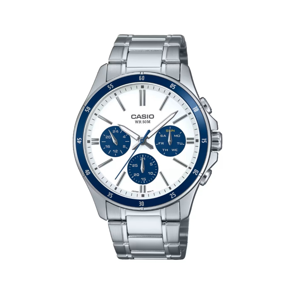 Casio นาฬิกาข้อมือผู้ชาย MTP-1374D-7A2VDF Sporty Men's watch Quartz