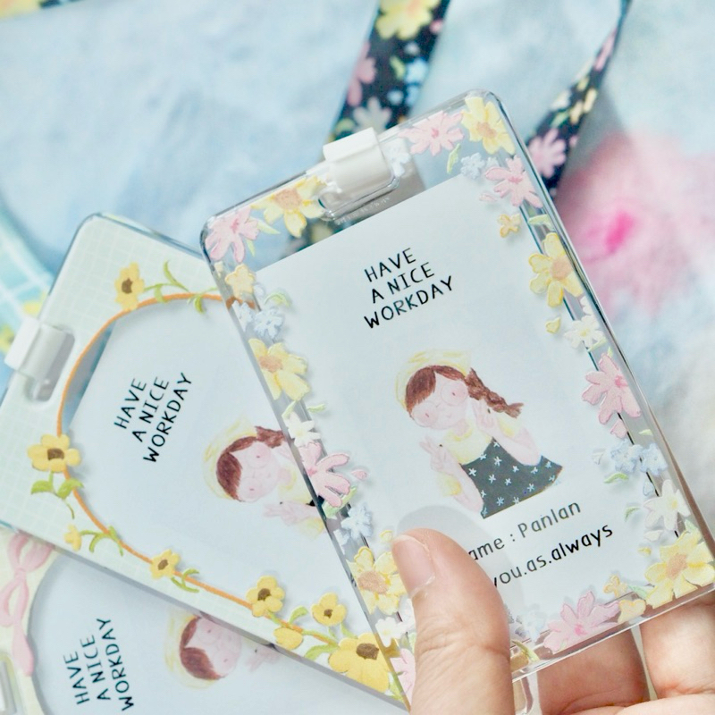 Card holder ที่ใส่บัตรและสายคล้องคออเนกประสงค์