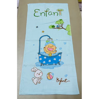 💕Enfant (อองฟองต์) ผ้าเช็ดผม ขนาด 15x30 นิ้ว สินค้าหลุดQC ตำหนิ