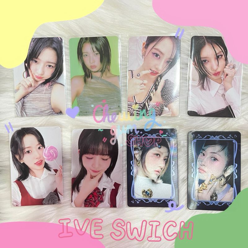 ˗ˏˋ พร้อมส่ง  ༘♡🪄💖´ˎ˗ การ์ด IVE อัลบั้ม IVE SWITCH ( POB และ การ์ดบั้ม)